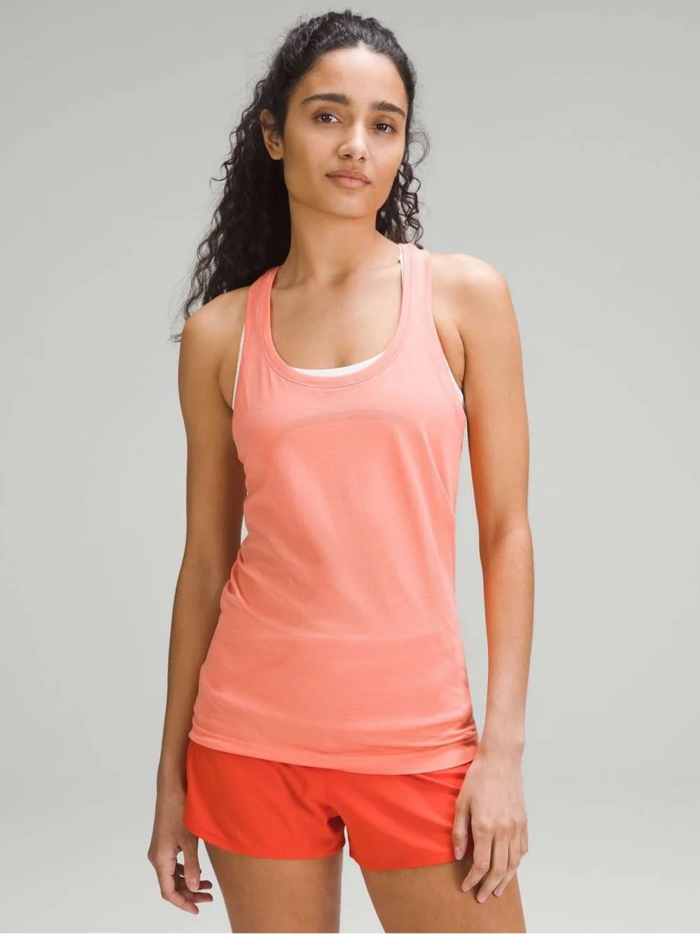 Lululemon Swiftly Tech Racerback Tank Top 2.0 Sunny Coral Reef Women’s Size 10